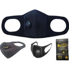 Adults Filter Reusable Washable Respiratory Valve Mask - Soft and Good Stretching