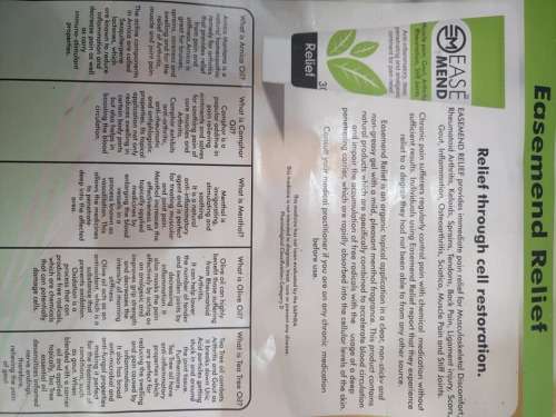 Easemend relief  Gout,arthritus,sprain rheumatism,  your sollution ( box of 24 )