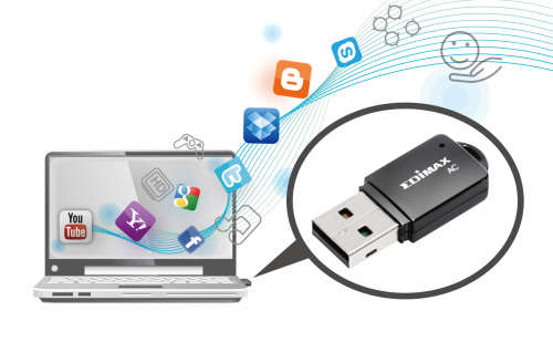 wifi usb dongle--speens up to 433mbps--superfast. Save big, have faster connection speeds