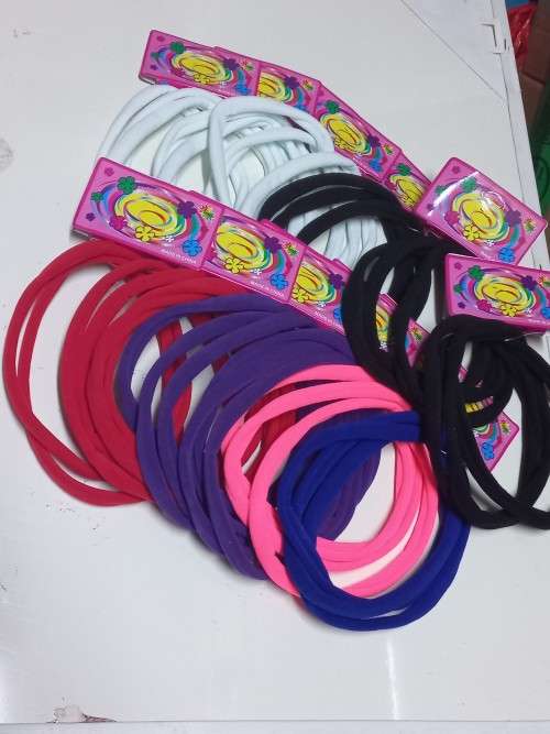 Hair bands assorted colors ( pack of 12 )