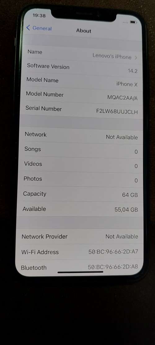 Iphone X 64GB