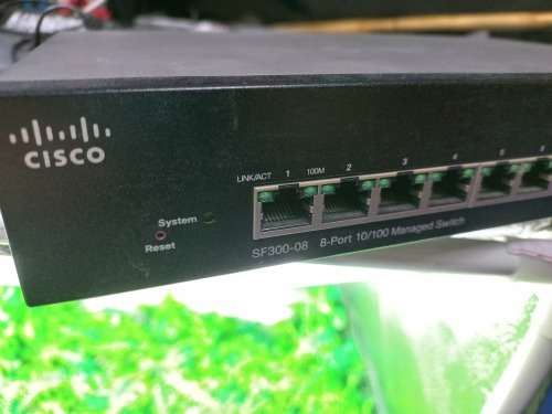 CISCO SF300-08 8 PORT 10/100 managed switch