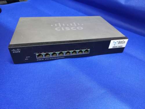CISCO SF300-08 8 PORT 10/100 managed switch