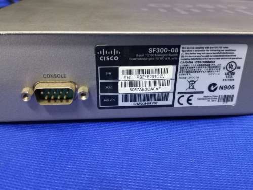 CISCO SF300-08 8 PORT 10/100 managed switch