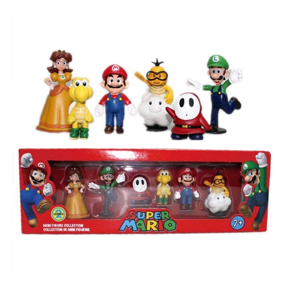 Super Mario Mario 6 piece box set
