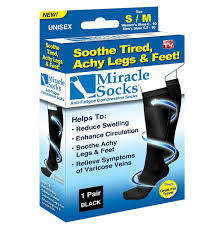 Miracle Socks 1 Pair -Improves circulation and helps reduce aches and swelling