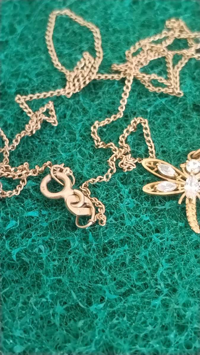 9CT GOLD NECKLACE 1.2G