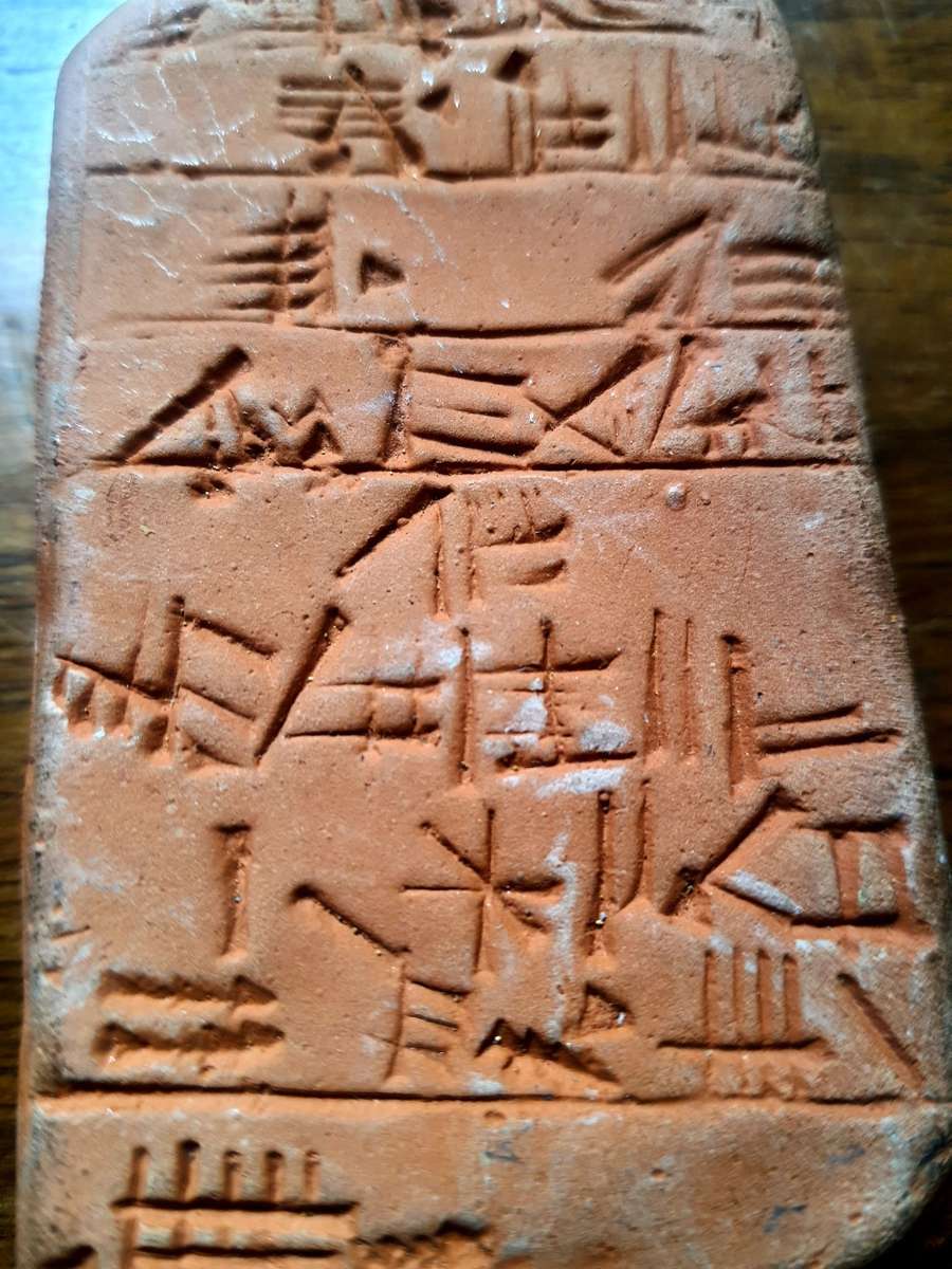 ARCHAEOLOGICAL MARKINGS - SOME KIND OF SANDSTONE -