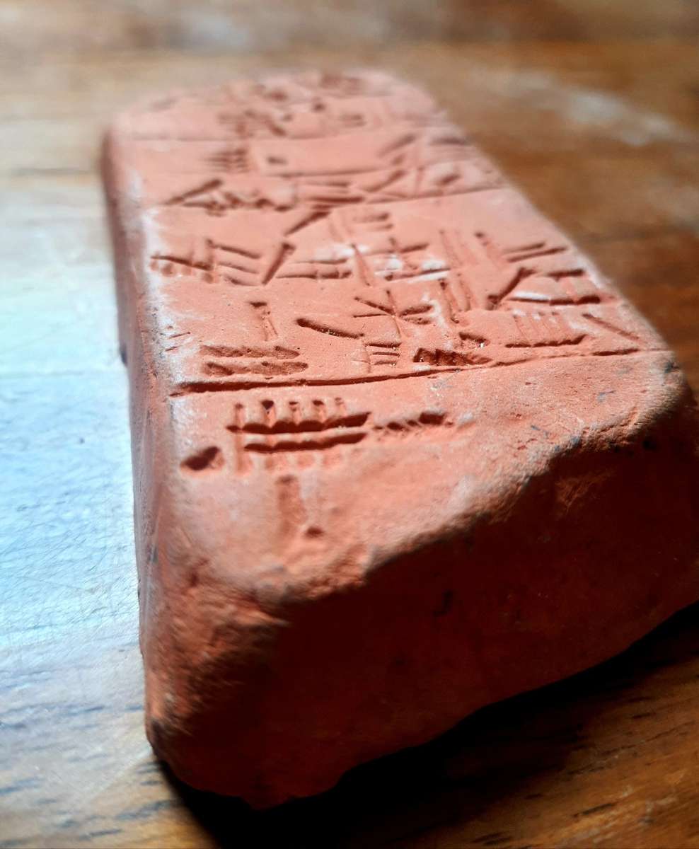 ARCHAEOLOGICAL MARKINGS - SOME KIND OF SANDSTONE -