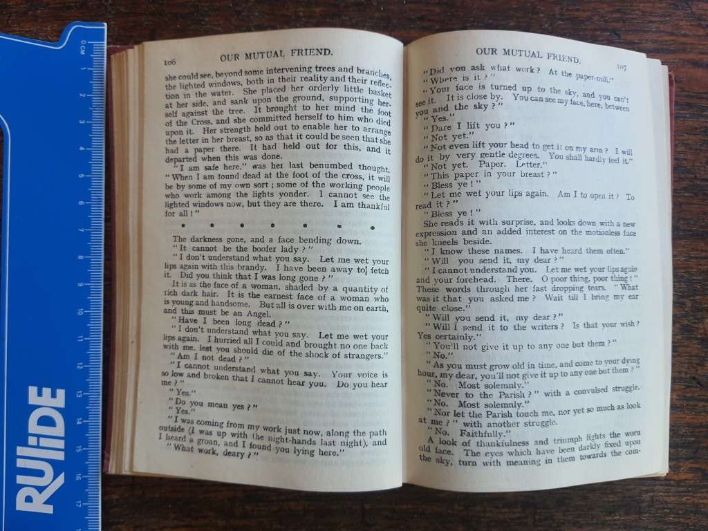 CHARLES DICKENS - EXSTREAMLY RARE, 1ST EDITION, - OUR MUTUAL FRIEND VOL. II