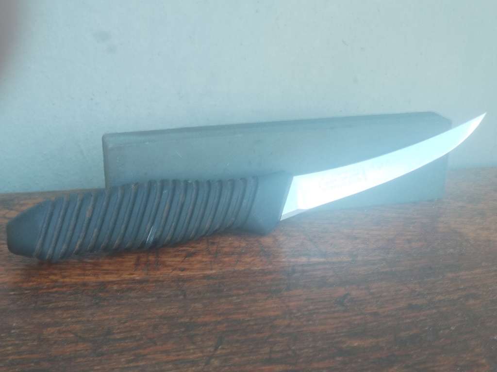 ANTIQUE WEEK #31 - hunting stroke knife and stone sharpener