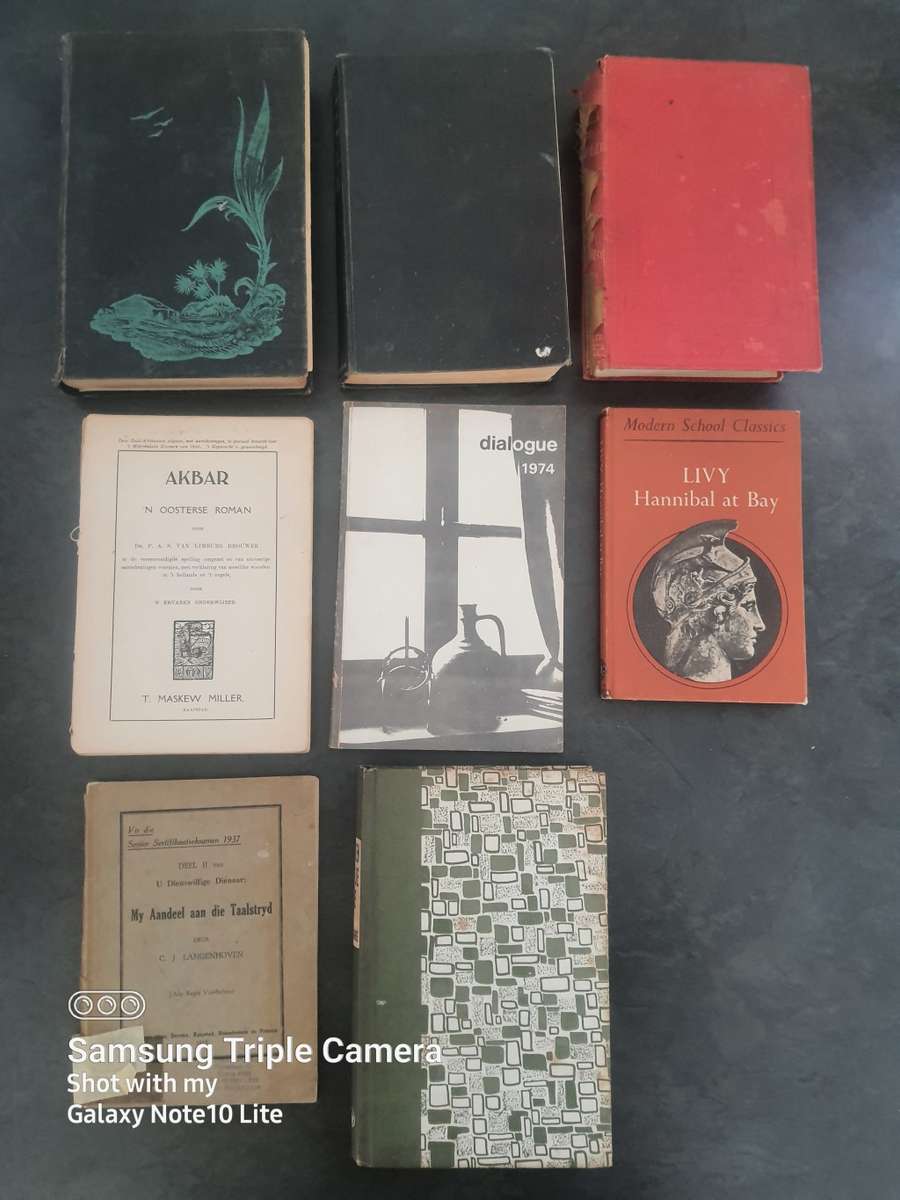 KA#14 - ASSORTMENT OF OLD BOOKS - CJ LANGENHOVEN