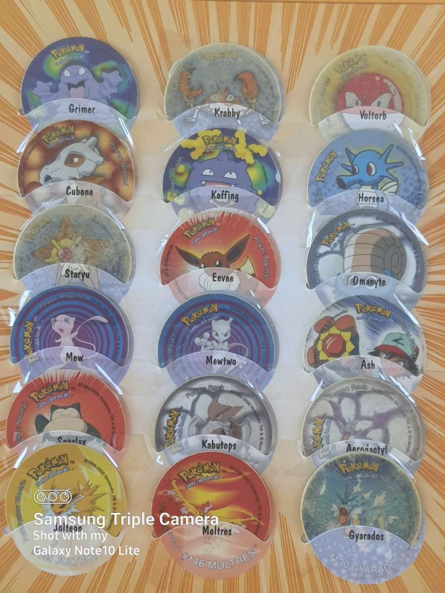 #4 - SUPPER RARE POKEMON LIMITED EDITION FULL SET TAZO COLLECTABLE BUNDLE UP FOR SALE!