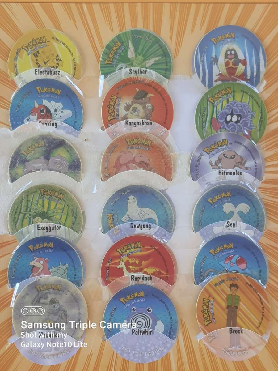 #4 - SUPPER RARE POKEMON LIMITED EDITION FULL SET TAZO COLLECTABLE BUNDLE UP FOR SALE!