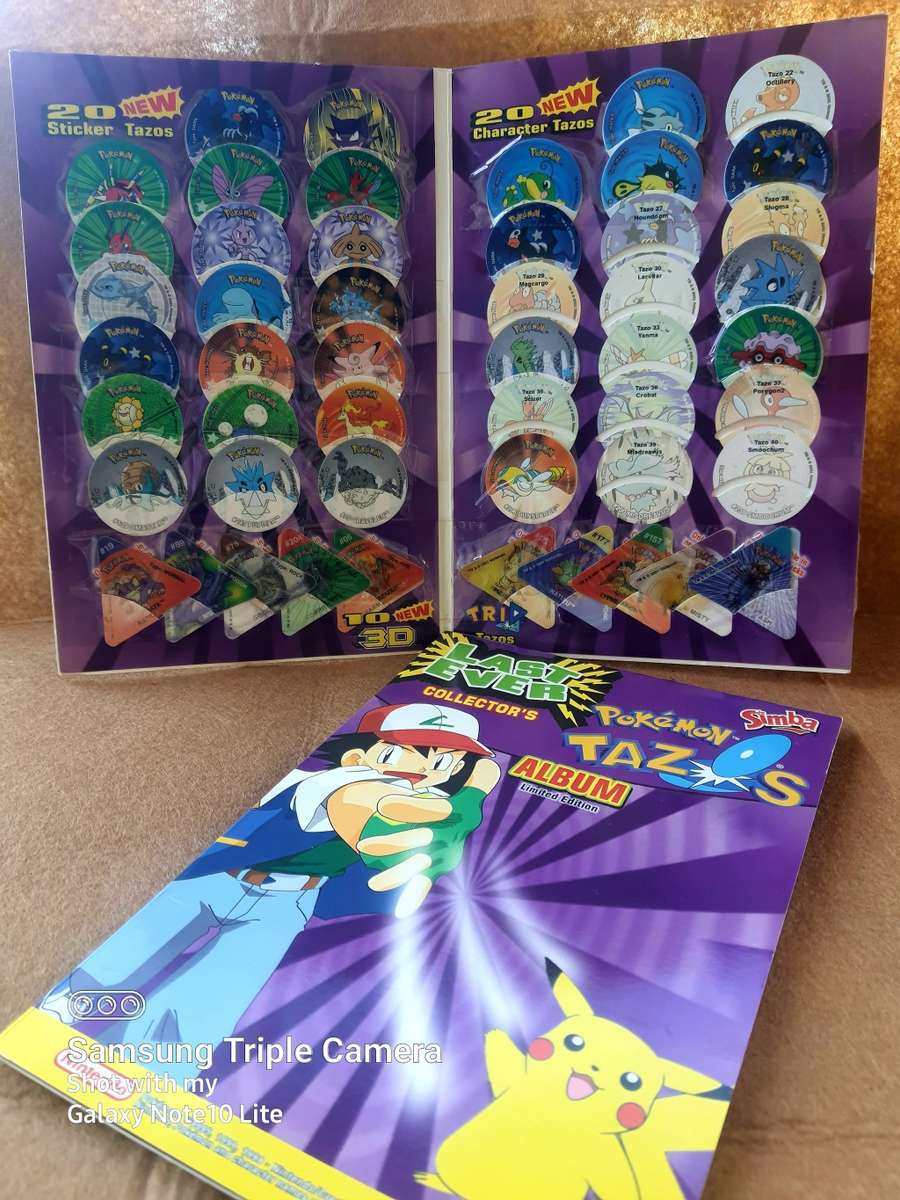 #6 - SUPPER RARE POKEMON LIMITED EDITION TAZO SET COLLECTABLE BUNDLE UP FOR SALE!