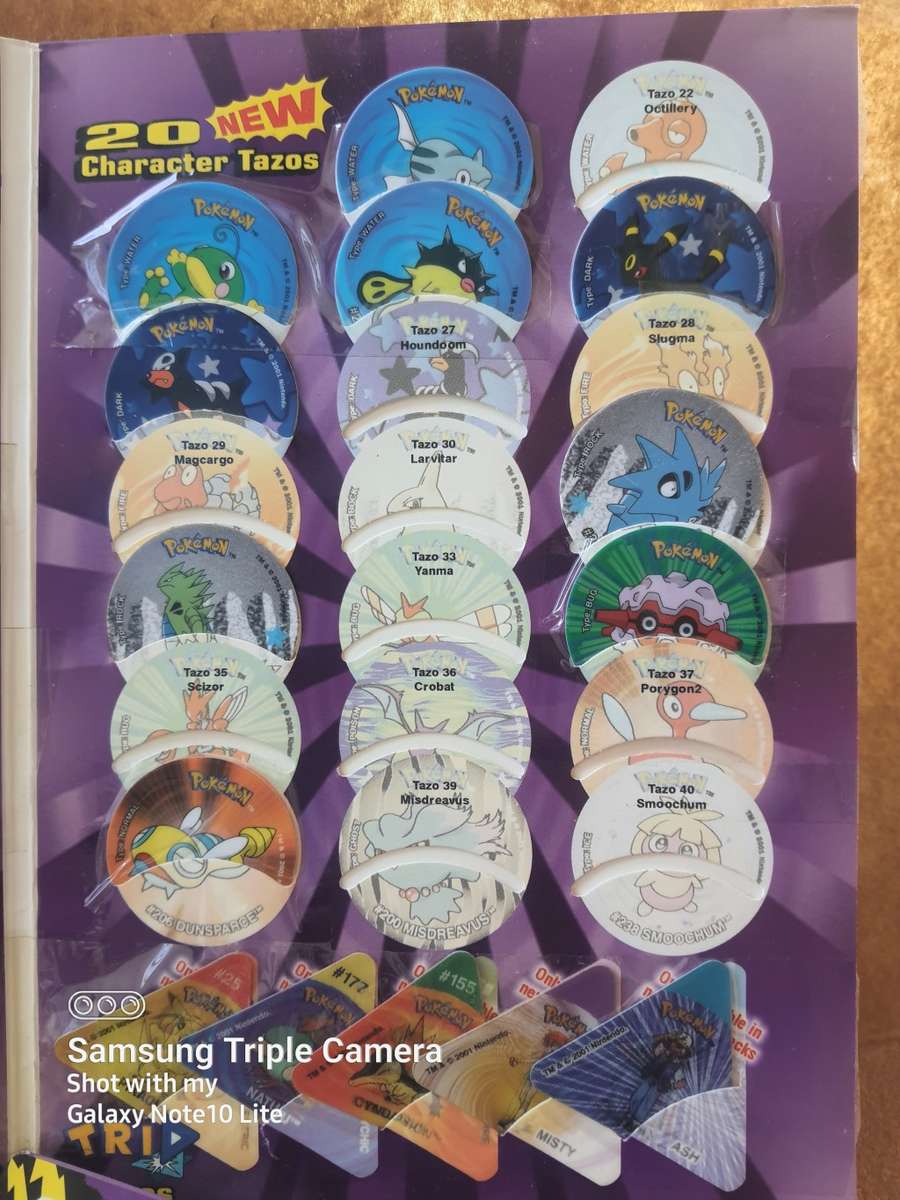 #6 - SUPPER RARE POKEMON LIMITED EDITION TAZO SET COLLECTABLE BUNDLE UP FOR SALE!