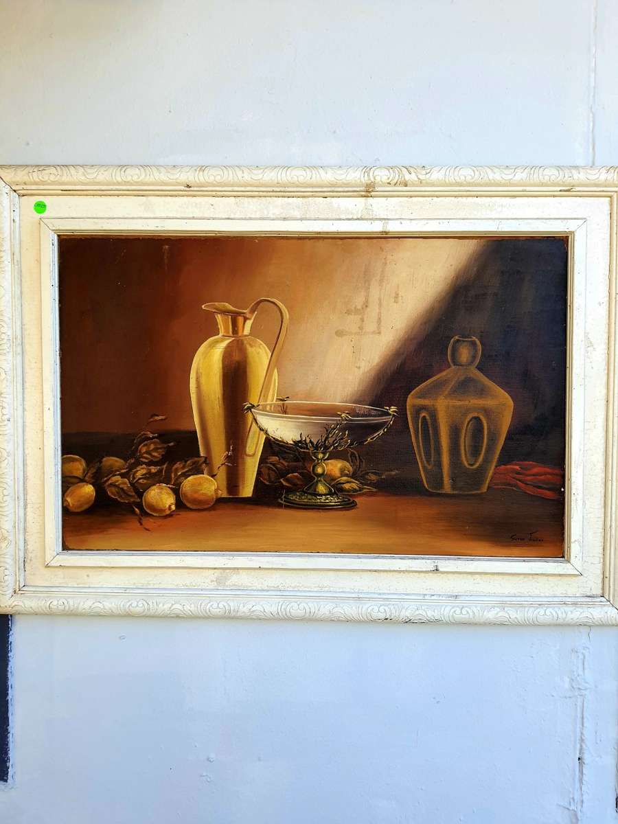 #43 - 650CMX950CM LARGE STILL LIFE - SUSAN TRUSTER - PAINTING!