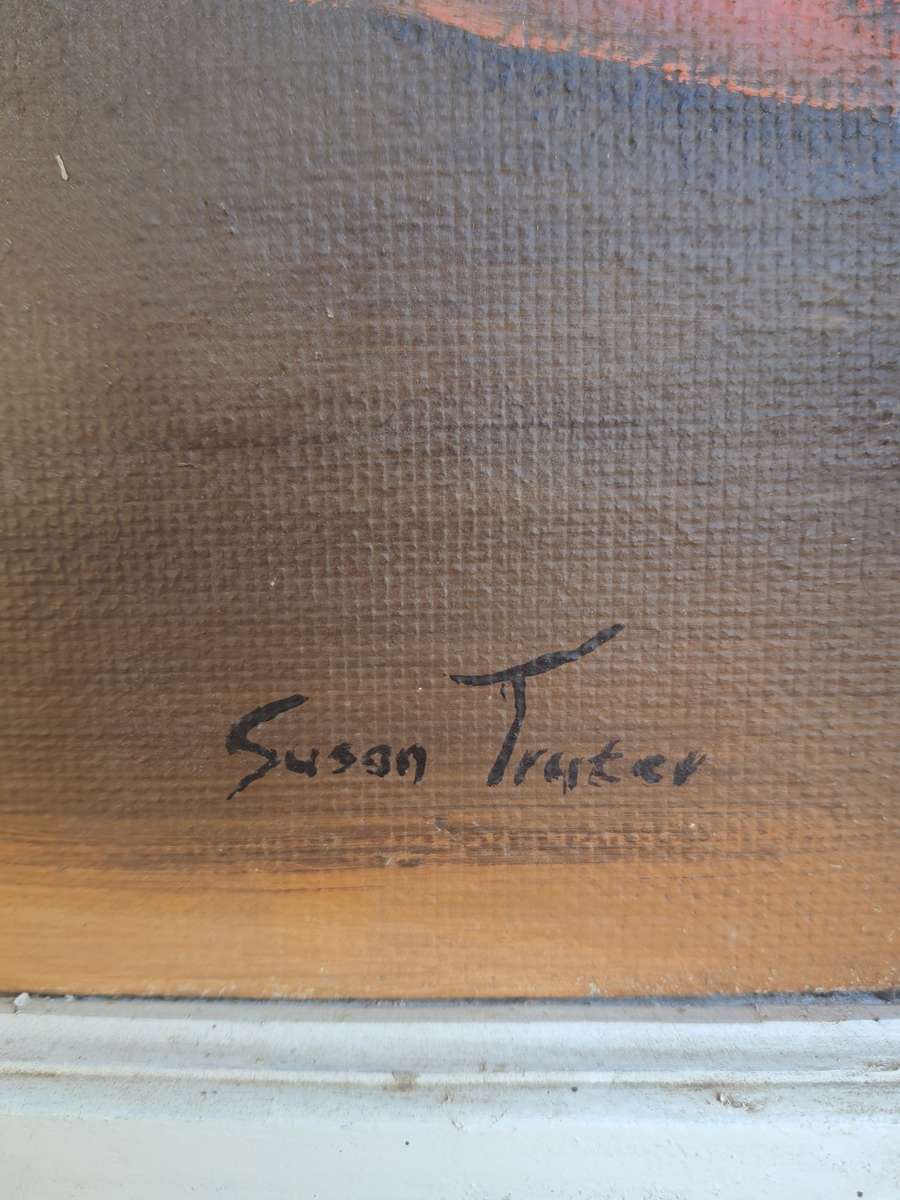 #43 - 650CMX950CM LARGE STILL LIFE - SUSAN TRUSTER - PAINTING!