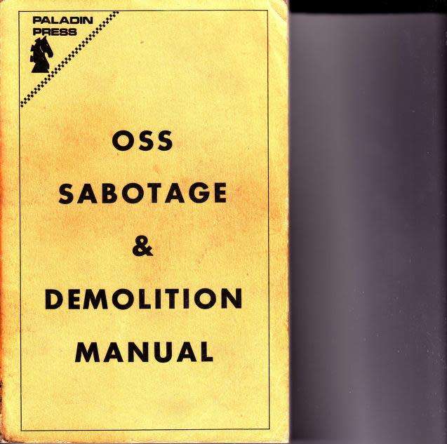 #63 - THE HOLY GRAIL OF BOOKS - OSS SABOTAGE&DEMOLITION MANUAL  BOOK LAST ONE SOLD FOR $2660 US ON