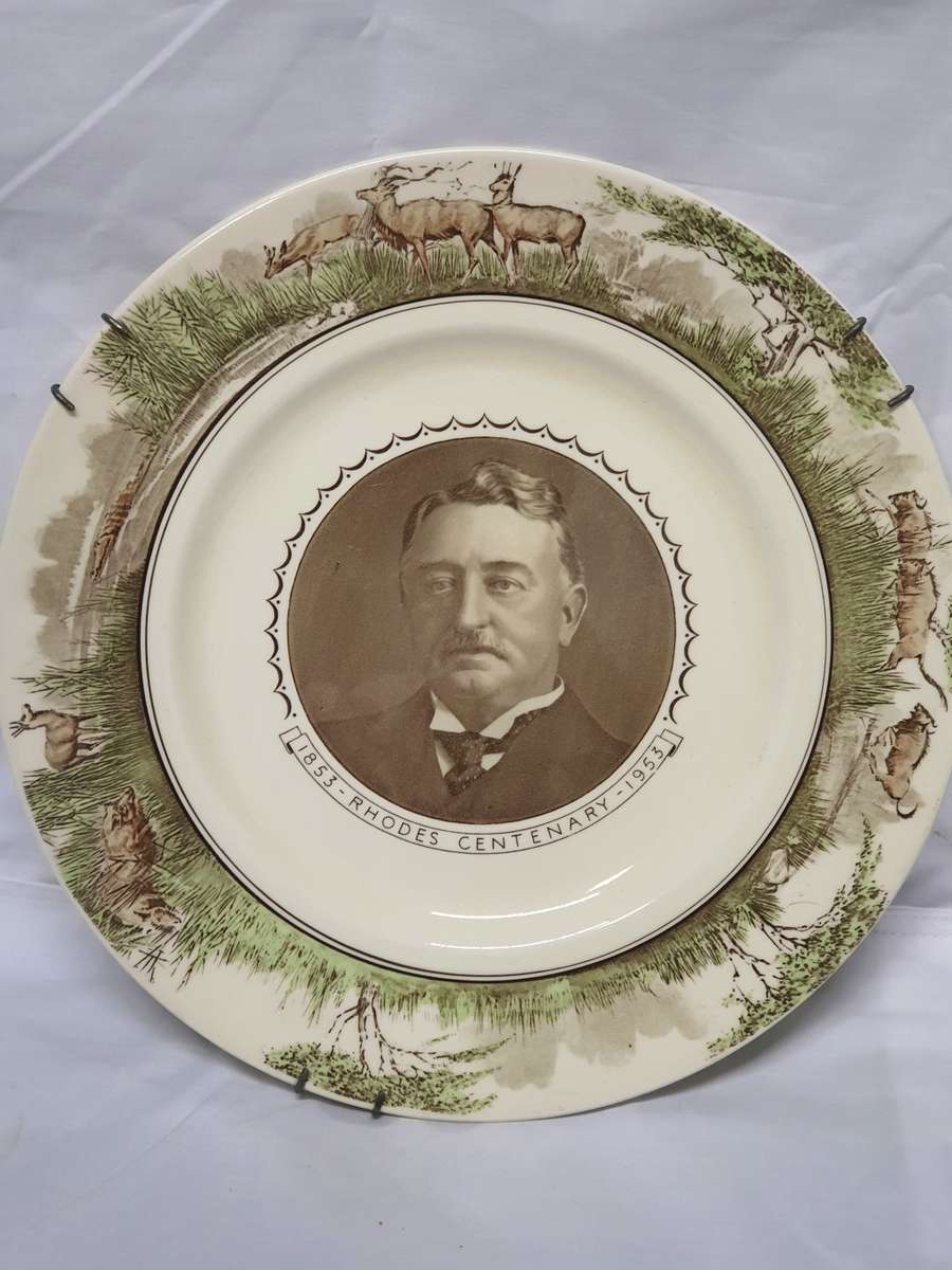 #2 ROYAL DOULTON - MADE IN ENGLAND CECIL JHON RODES AFRICA WALL MOUNT PLATE