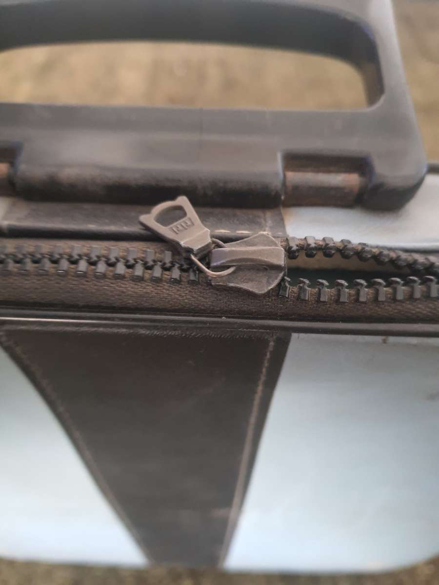 #19 - BABY BLUE TYPEWRITER - BEST CONDITION I HAVE EVER SEEN TYPEWRITER IN CASE ALL WORKING ORDER