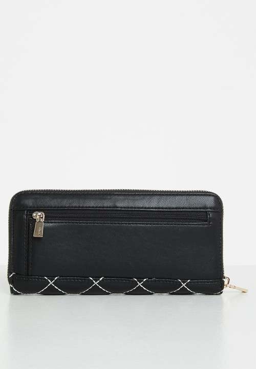 Cessily slg large zip around - black