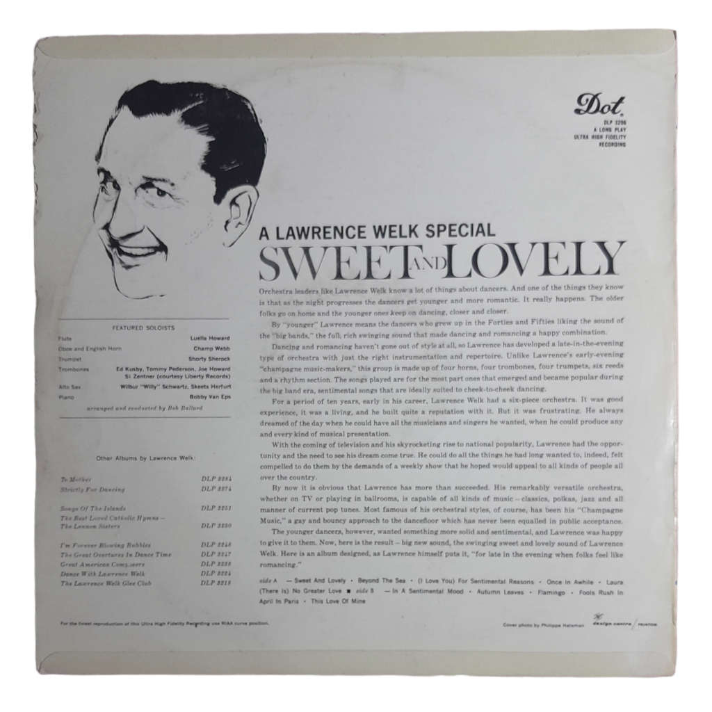 1960 Lawrence Welk - A Lawrence Welk Special: Sweet And Lovely - Vinyl, 7`, 33 RPM - Jazz - Very Goo