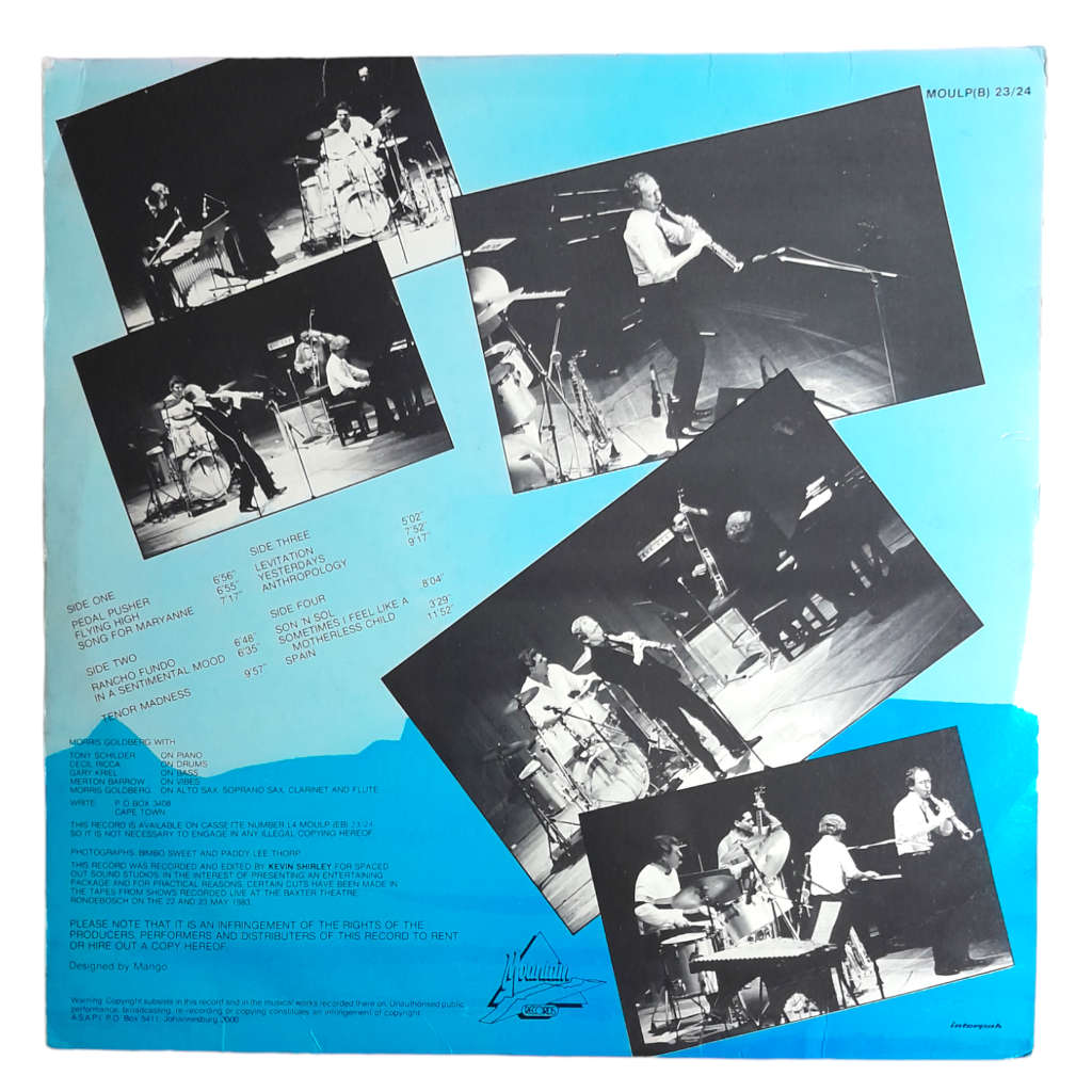 1983 Morris Goldberg - Jazz In Transit - Vinyl, 7`, 33 RPM - Jazz - Very Good - With Cover