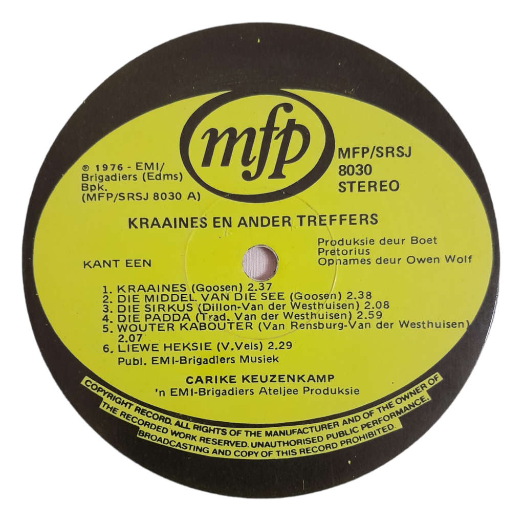 1976 Carike Keuzenkamp  Kraaines - Vinyl, 7`, 33 RPM - Other - Very Good - With Cover