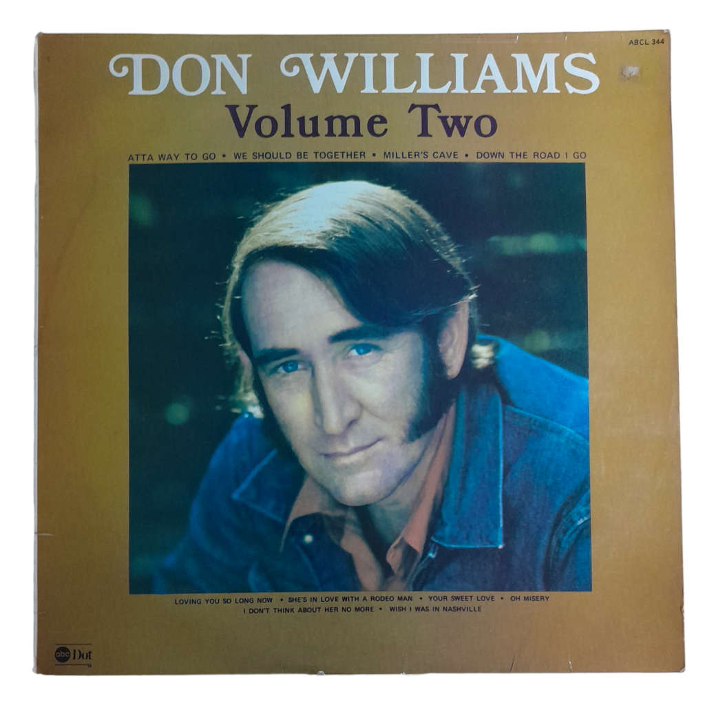 1974 Don Williams  Volume Two - Vinyl, 12`, 33 RPM - Country - Good - With Cove