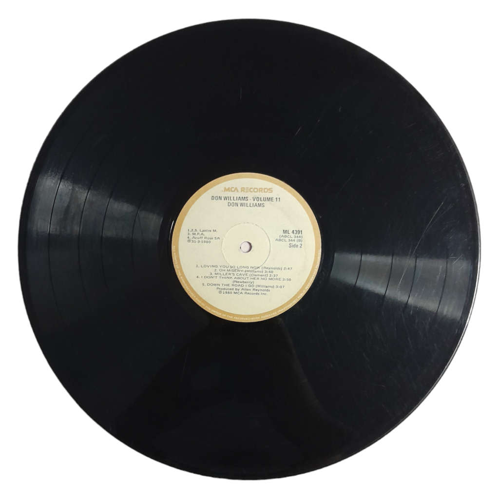 1974 Don Williams  Volume Two - Vinyl, 12`, 33 RPM - Country - Good - With Cove