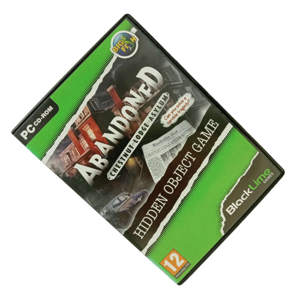 Abandoned - Chestnut Lodge Asylum, Hidden Object Game PC (CD)