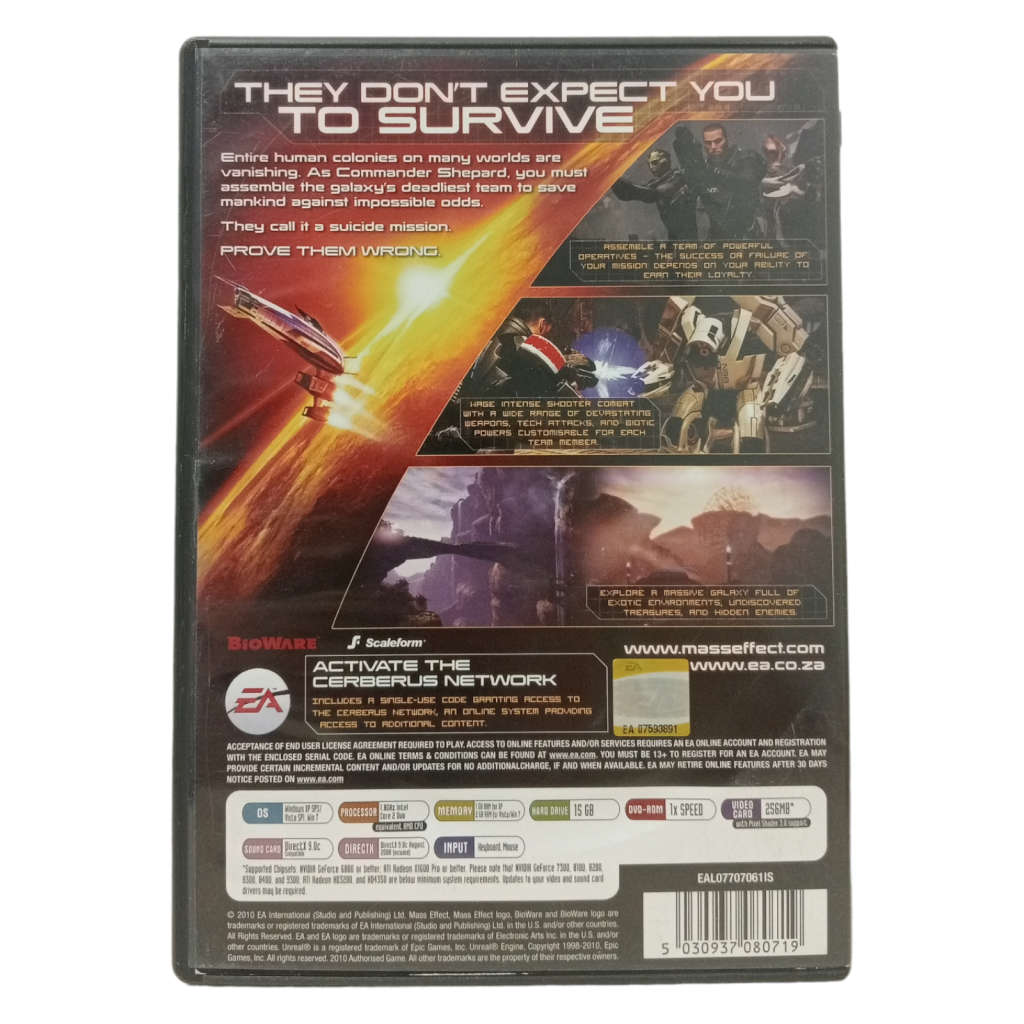 Mass Effect 2 PC (DVD)