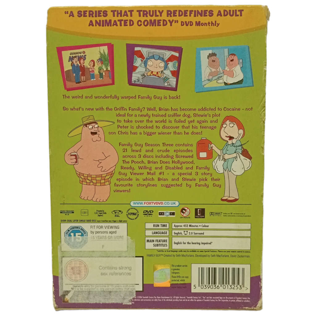 Family Guy - Season Three DVD