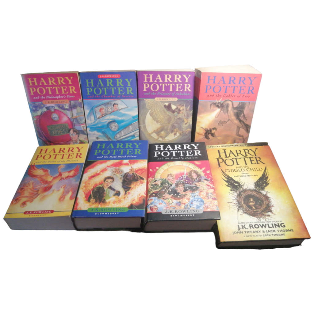 Harry Potter Book 1-7 Set and Harry Potter And The Cursed Child by J. K. Rowling