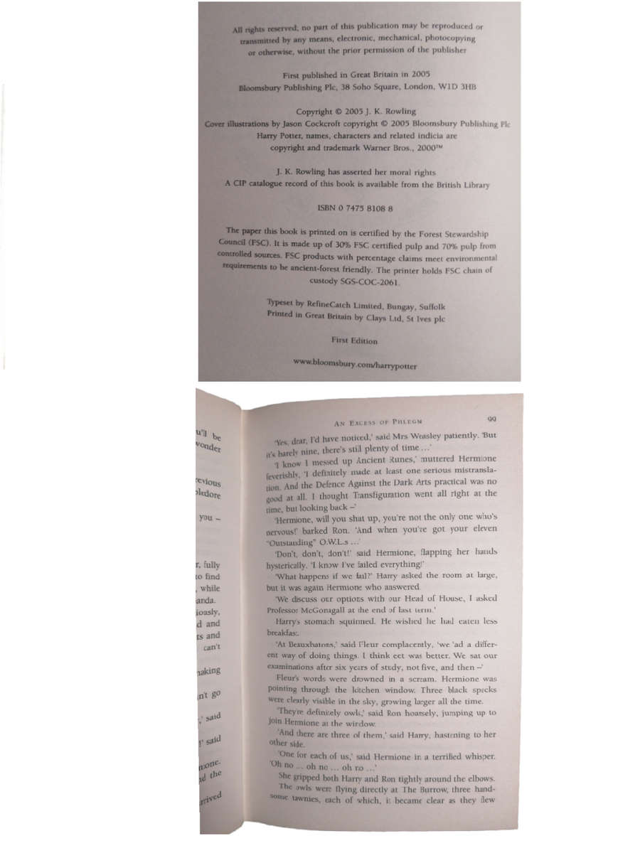 Harry Potter Book 1-7 Set and Harry Potter And The Cursed Child by J. K. Rowling