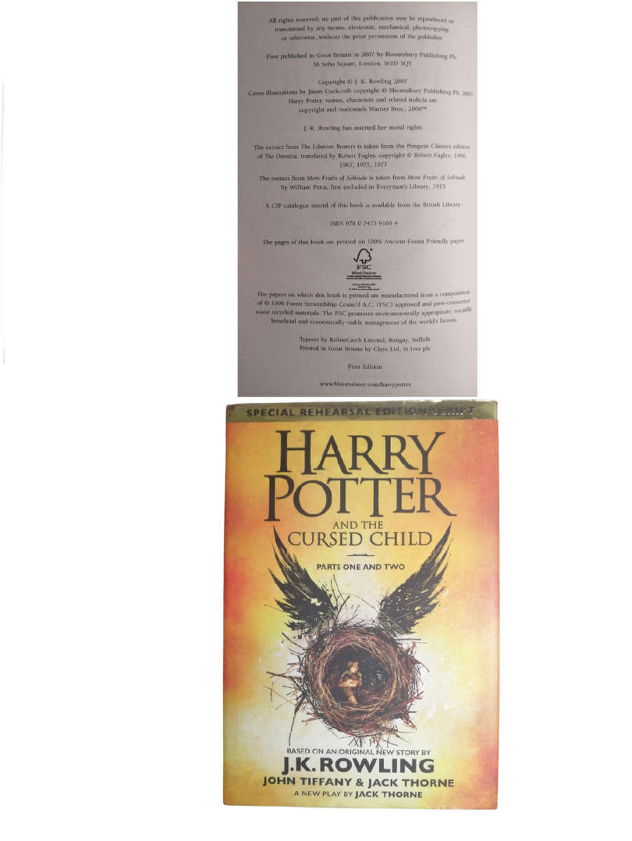 Harry Potter Book 1-7 Set and Harry Potter And The Cursed Child by J. K. Rowling