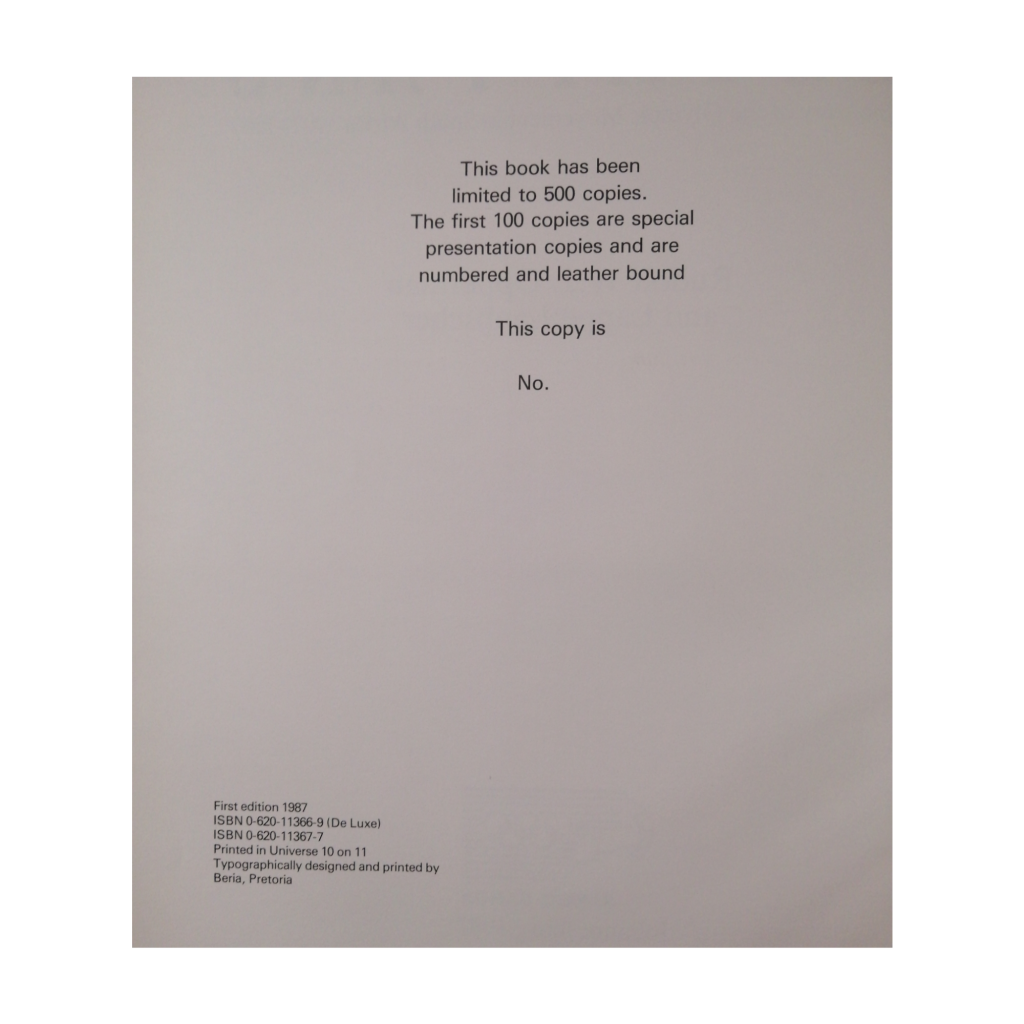 1987 First Edition Africa`s First Olympians by Rudolf W. J. Opperman and Lappe Laubscher Hardcover w