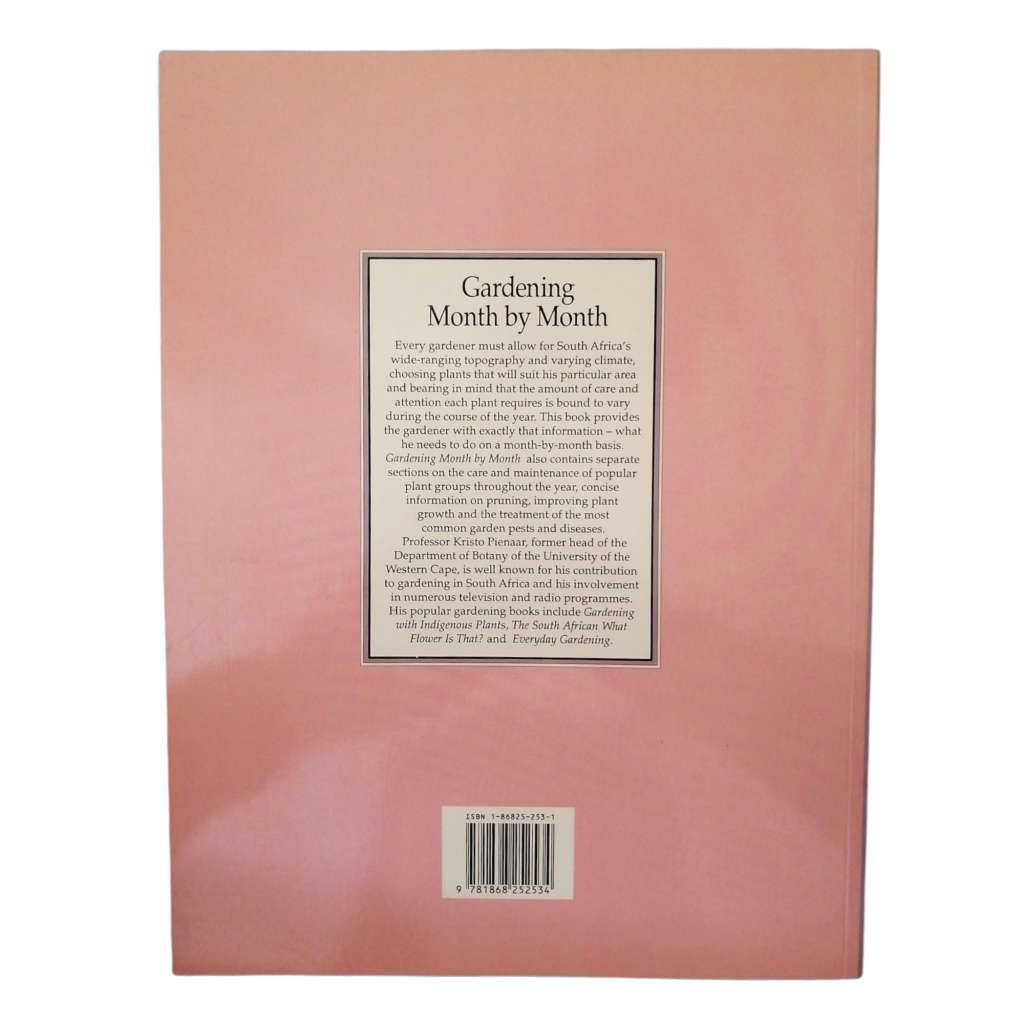 Gardening Month By Month by Kristo Pienaar 1992 Softcover