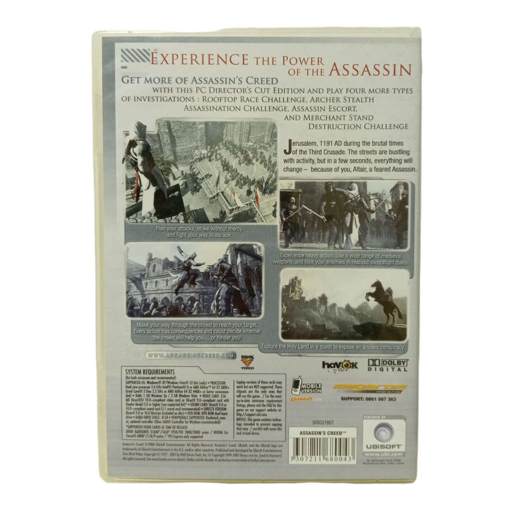 Assassin`s Creed - Director`s Cut Edition PC (DVD)