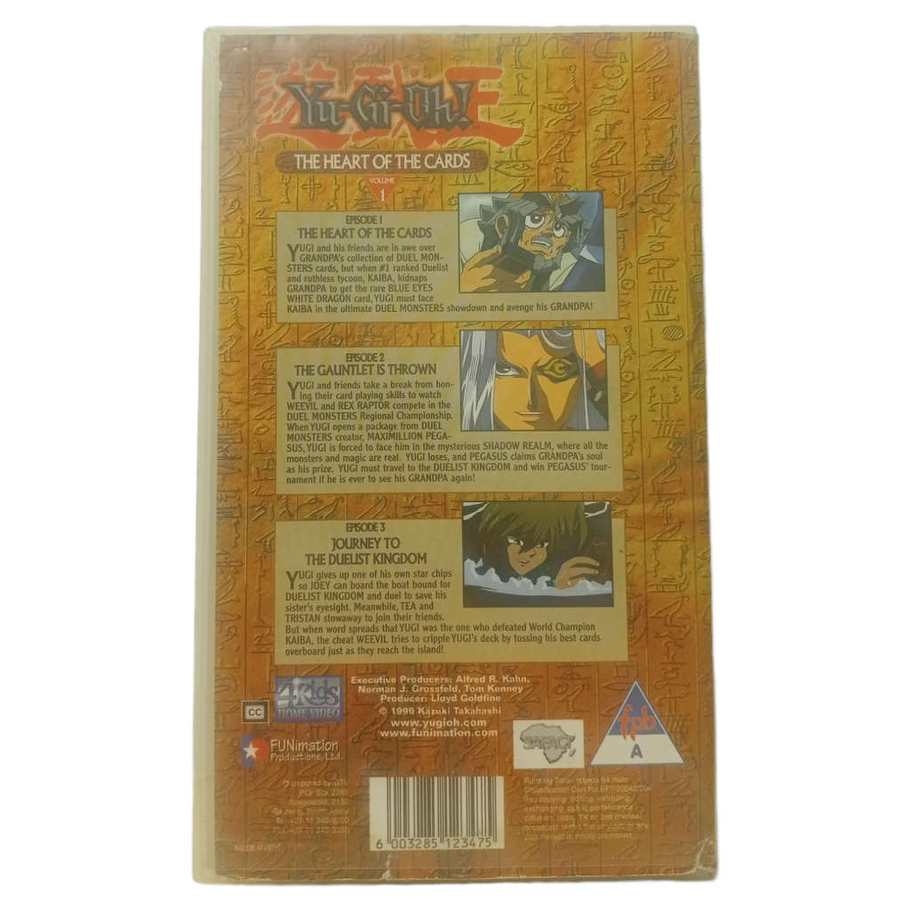 Yu-Gi-Oh - The Heart of the Cards VHS