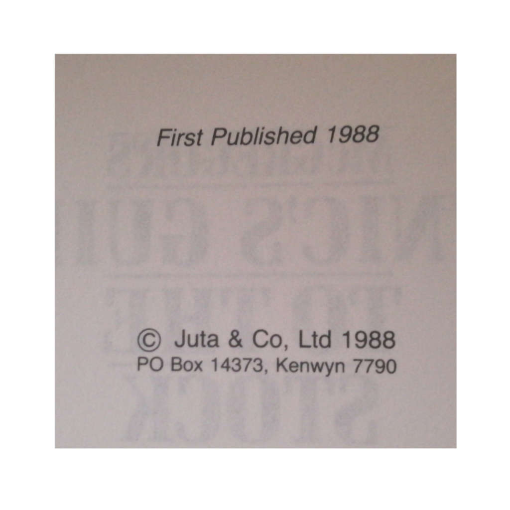 Cynic`s Guide To The Stock Exchange by Jan Hofmeyer 1988 Softcover