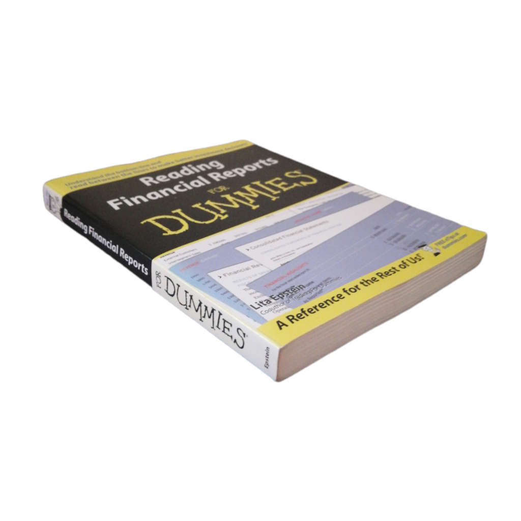 Reading Financial Reports For Dummies by Lita Epstein 2005 Softcover