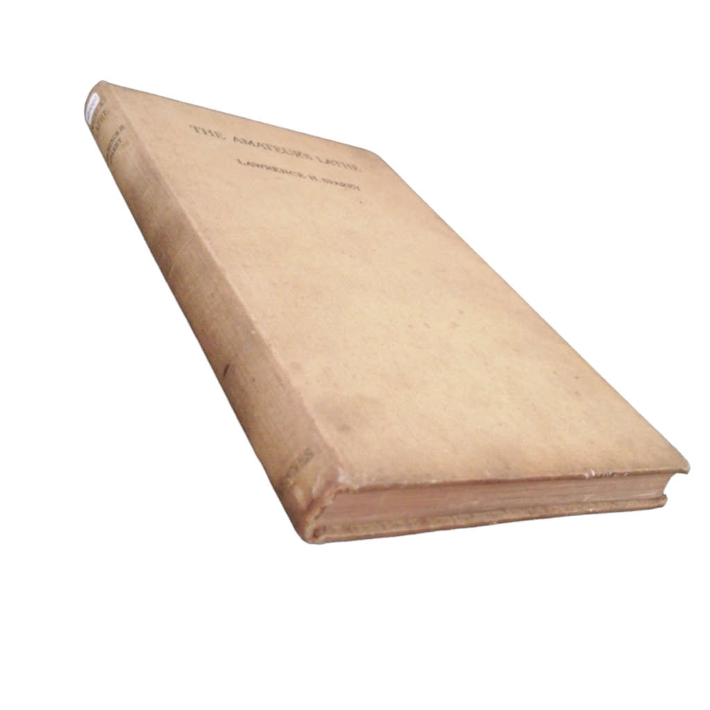 1954 The Amateur`s Lathe by Lawrence H. Sparey Hardcover w/o Dustjacket