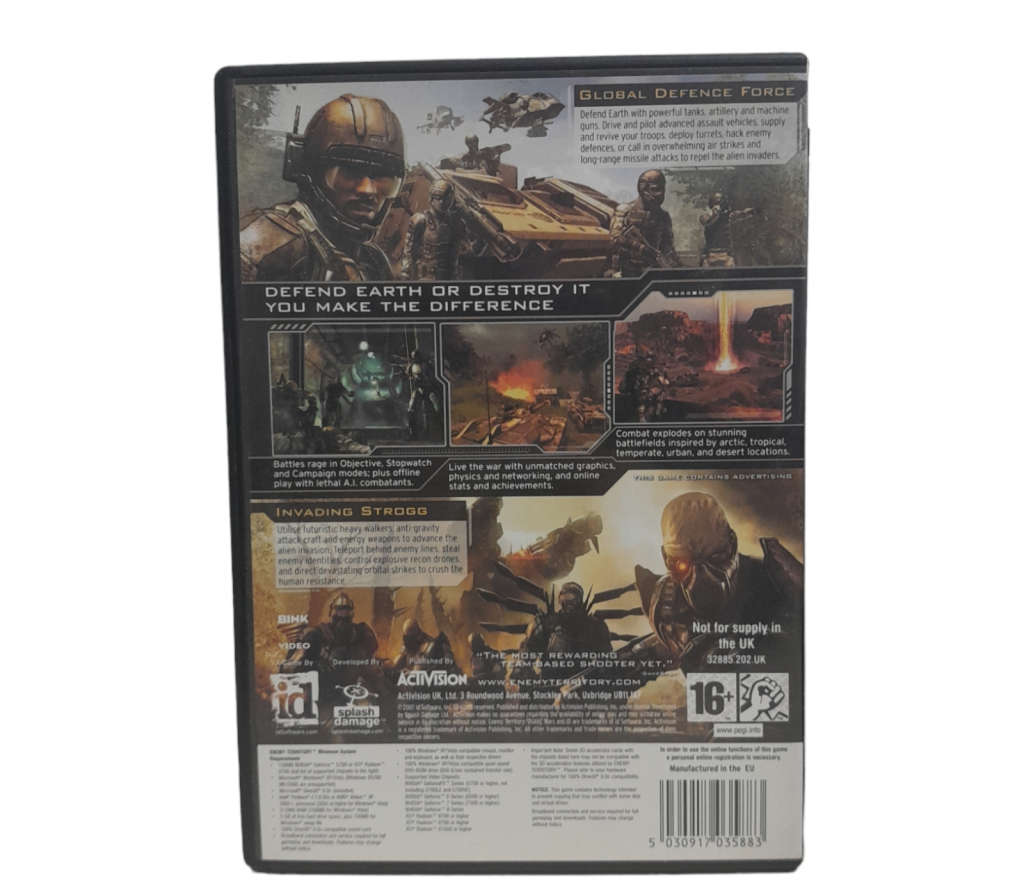 Enemy Territory - Quake Wars PC (DVD)