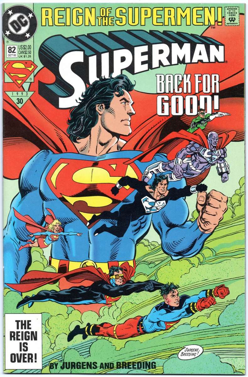 1993 Superman Issue 82 NM Softcover