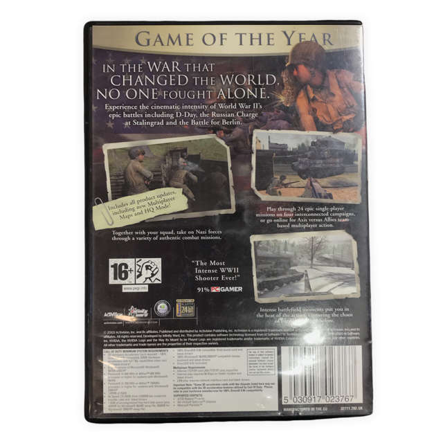 Call of Duty Game of The Year Edition (PC DVD)