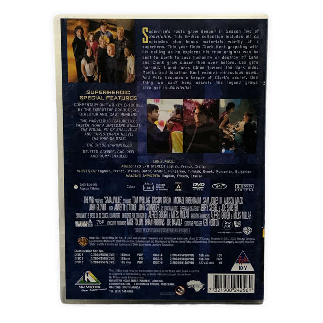 Smallville The Complete 2nd Season DvD