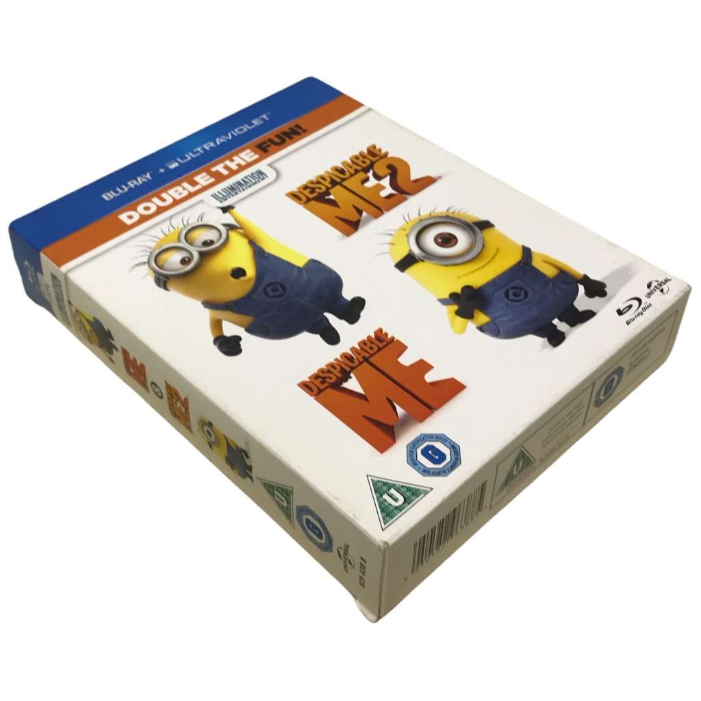Despicable Me & Despicable Me 2 (Double The Fun Boxset) Blu-Ray Dvd