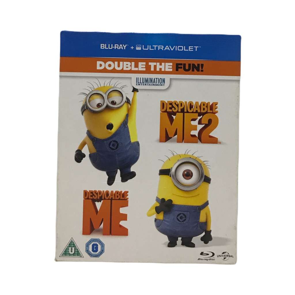 Despicable Me & Despicable Me 2 (Double The Fun Boxset) Blu-Ray Dvd